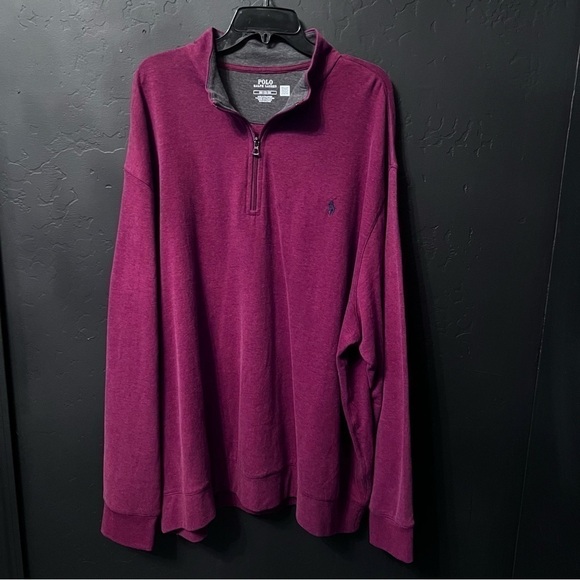 Ralph Lauren Polo Mens Big Pony Full-Zip Cardigan Wool Sweater
Black Red size:3X - Picture 3 of 8